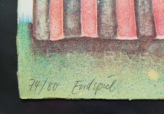 Image 1 of Bernhard Jäger, "Endspiel," Lithography