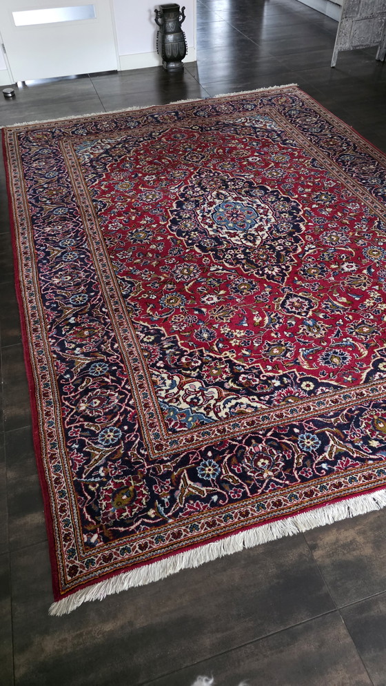 Image 1 of Alfombra persa Keshan anudada a mano – 250 × 345 cm – lana sobre algodón