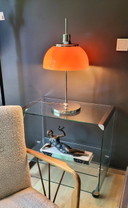 Große Tischlampe Faro für Guzzini 70s