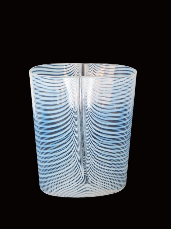 Image 1 of Kosta Boda - Large Size Zebra Vase by Bertil Vallien - Signed