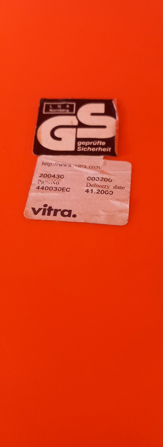 4x Vitra Verner Panton Stoelen – Eetkamerstoelen, Plastic (photo 12 of 12)