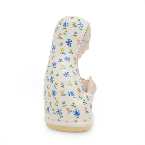 Image 1 of Keramische Skulptur "Madonna" von Pietro Spertini für Lenci, 1930er Jahre