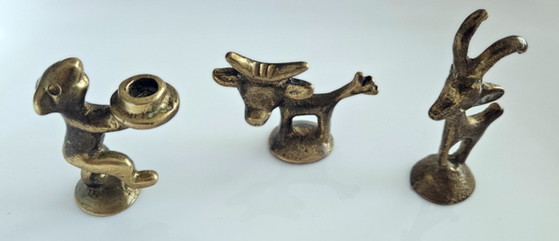 Walter Bosse / Herta Baller – Trio De Figurines Animalières En Laiton – Années 1950 – Sculptures, Brass (photo 8 of 8)