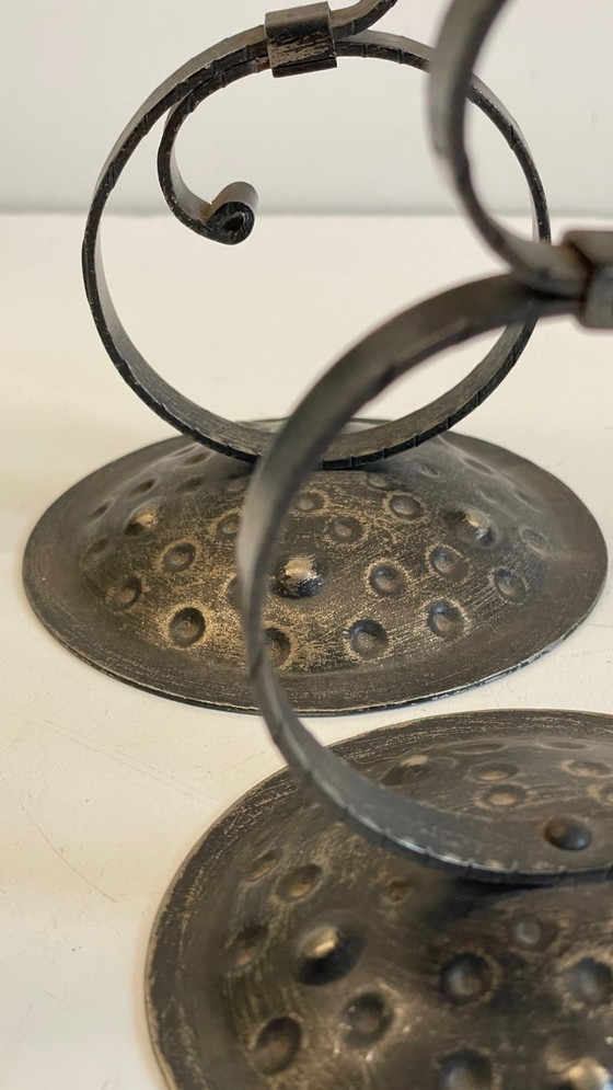 Image 1 of BOUGEOIRS Métal à Patine Noire VINTAGE