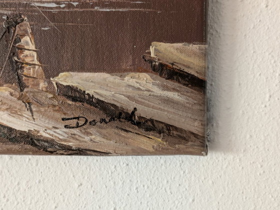 Image 1 of Hafengemälde 50 x 60 cm