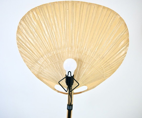 Pair of “Uchiwa” Wall Lamps by Ingo Maurer for M Design, 1970s – Wall lights, Paper, Bamboo (photo 11 of 13)