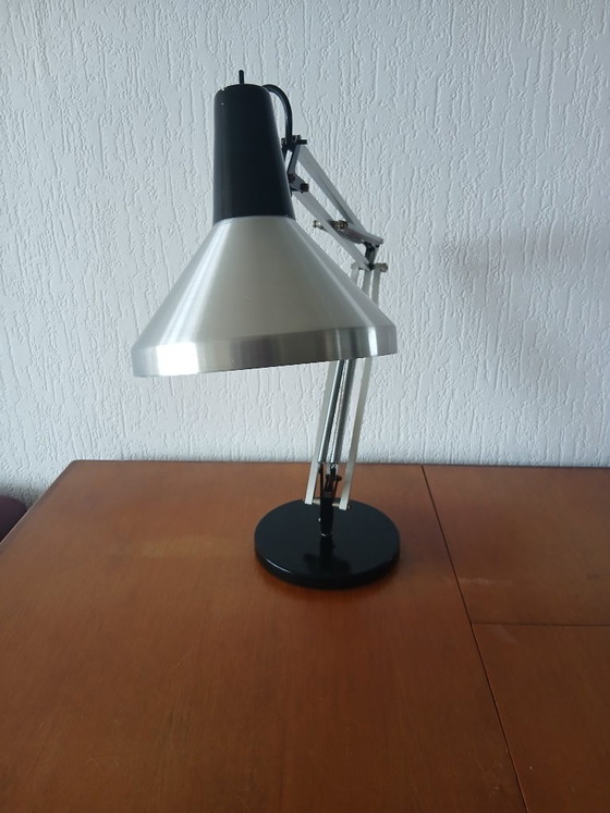 Architecten Bureaulamp T9, Hala Zeist - Vintage, Tafellampen, Metaal, Zilver (foto 8 van 9)