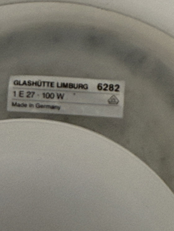 Image 1 of Limburg Glashütte Glass Table Lamp Mushroom, 1970's