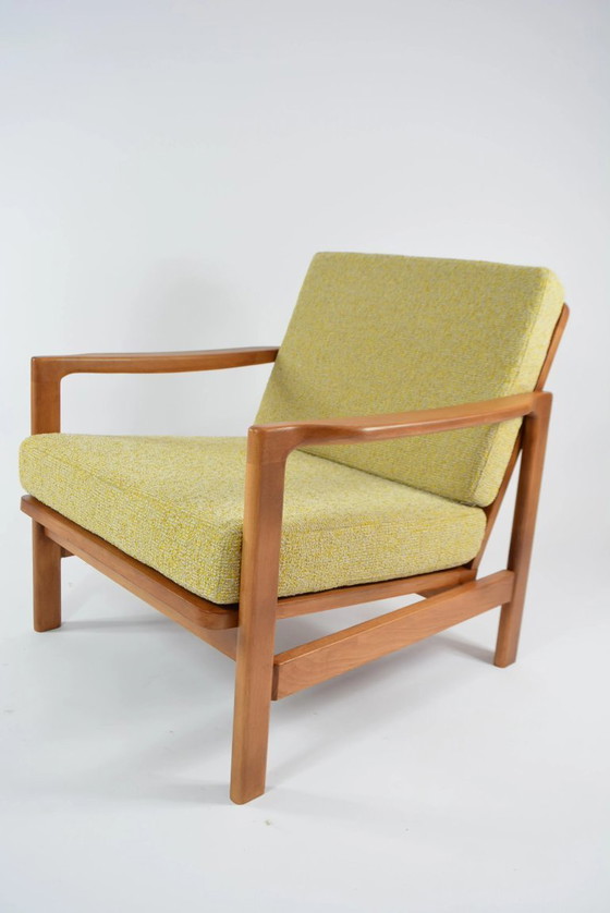 Image 1 of gevlekte gele BZ fauteuil