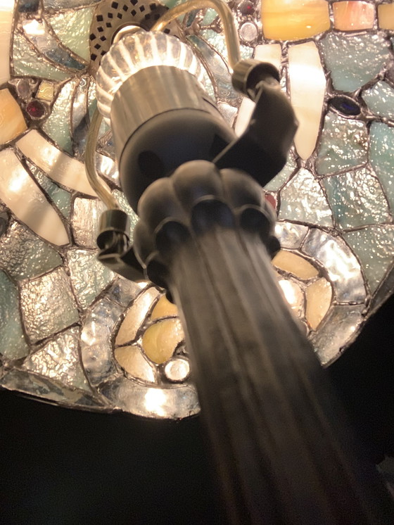 Image 1 of Tiffany style tafel lamp 