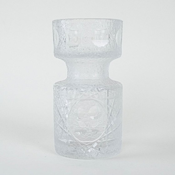Image 1 of Vase en verre, design scandinave, années 1960, fabriqué au Danemark