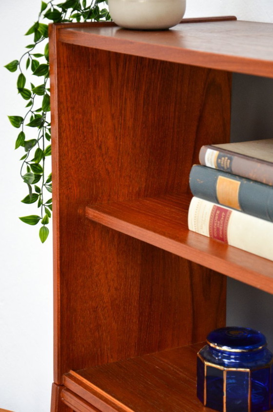 Image 1 of Vintage open bookcase, teak chest of drawers, mid-century sideboard, retro