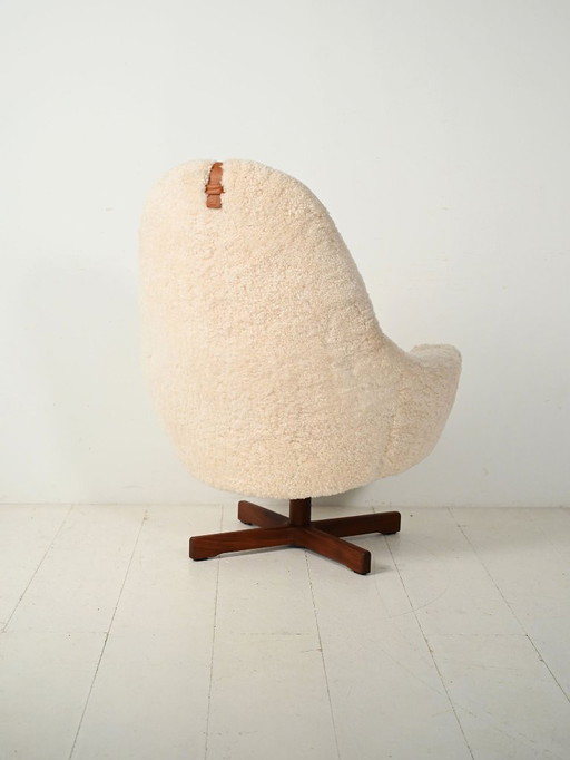 Fauteuil « Safir » de Hans Olsen, Suède, années 1960