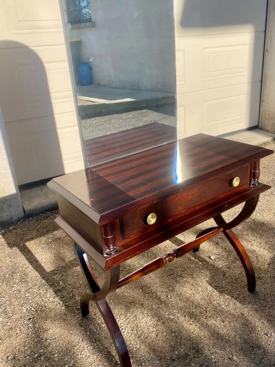 Image 1 of Toletta in legno massello in stile Impero tradizionale