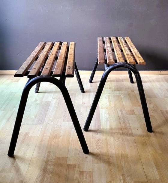 Image 1 of 2 panche/tavoli/giardino d'epoca in ottime condizioni.