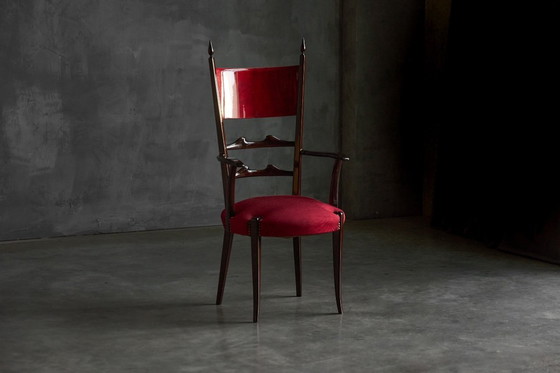 Image 1 of Sedie da pranzo con schienale alto di Aldo Tura, Italia, 1962