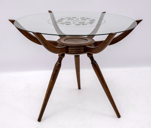 Carlo De Carli Mid-Century Modern Italian "Spider" Coffee Table, 1950