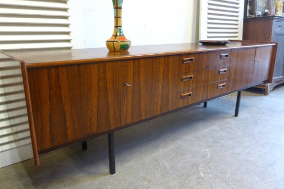Image 1 of Beautiful vintage mid-century rosewood lowboard sideboard