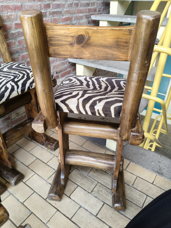 Image 1 of Mid-century modern vintage design brutalist bar stools