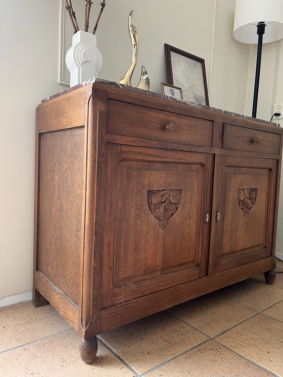 Image 1 of commode en marbre vintage