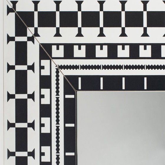 Specchio da parete “Ollo” di Alessandro Mendini per Museo Alchimia, 1988 – Glass, Wood (photo 5 of 6)