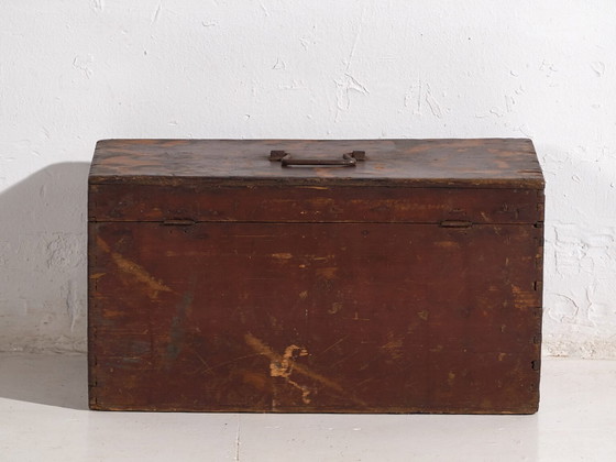 Malle ancienne grenat (c.1900) #9 – Commodes, Rustic (photo 38 of 40)