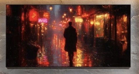 Image 1 of Artwork NEON NIGHT WANDERER XXL