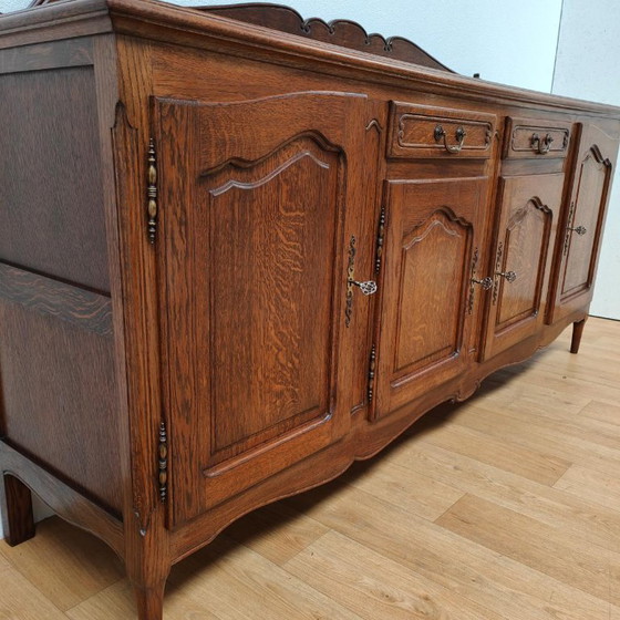 Buffet, commode, meuble mural de style Louis XV – Buffet bas, Wood (photo 8 of 20)