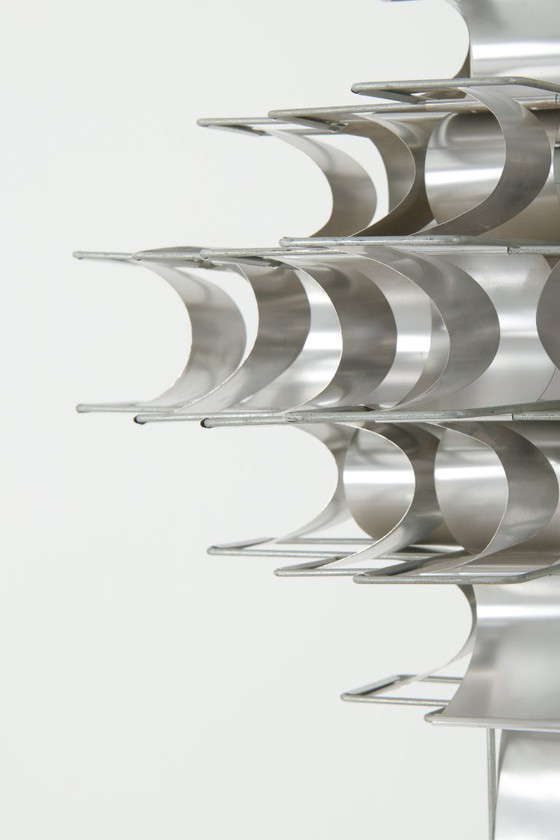 Cassiopée 7-Tier Pendant Light - Max Sauze – Pendant lamps, Aluminium (photo 9 of 13)