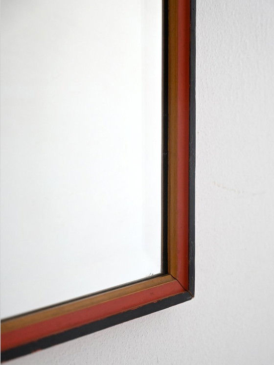 Image 1 of Miroir en bois peint scandinave des années 1930