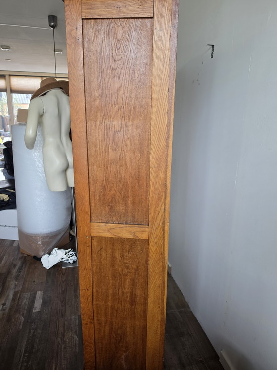 Antiker Eichenholz Doppel-Rollladenschrank / Notar-Archivschrank (Ca. 1930er/50er Jahre) (photo 3 of 8)