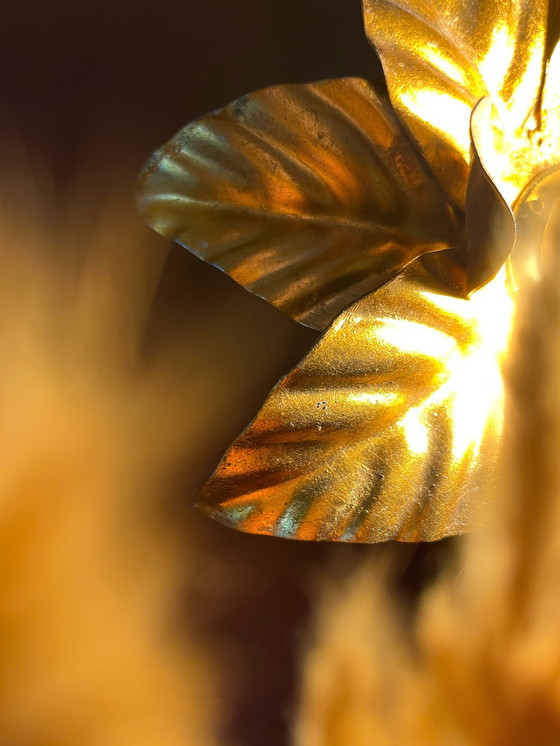 Image 1 of Bellissima lampada da parete a forma di foglia (Hans Kogl)