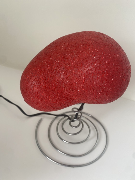 Image 1 of Lampada da tavolo a forma di cuore in stile Pop Art vintage - anni '80