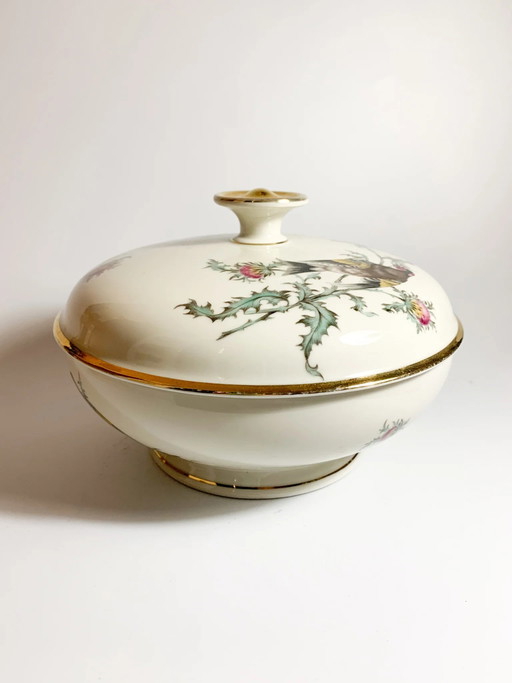 Johann Seltmann Hand-Decorated Porcelain Potiche, 1950s