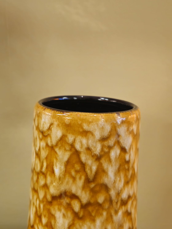 Image 1 of Vintage Scheurich Yellow West Germany Vase