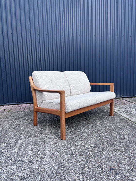 Image 1 of Vintage Bench Danish Teak Two Seater Silkeborg