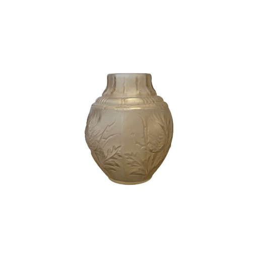 French Art Deco Glass Vase from the 1930s – vazen (photo 2 of 6)