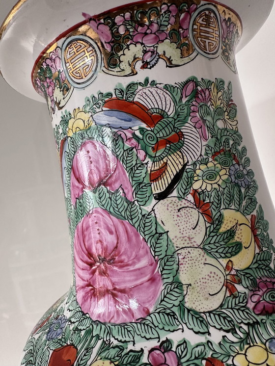 Image 1 of Grote Chinese porseleinen vloervaas