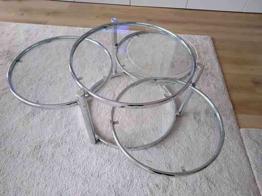 Dreifach drehbarer Couchtisch