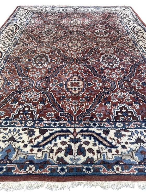 Image 1 of Hangeknoopt perzisch tapijt 154x200cm - oosters vloerkleed