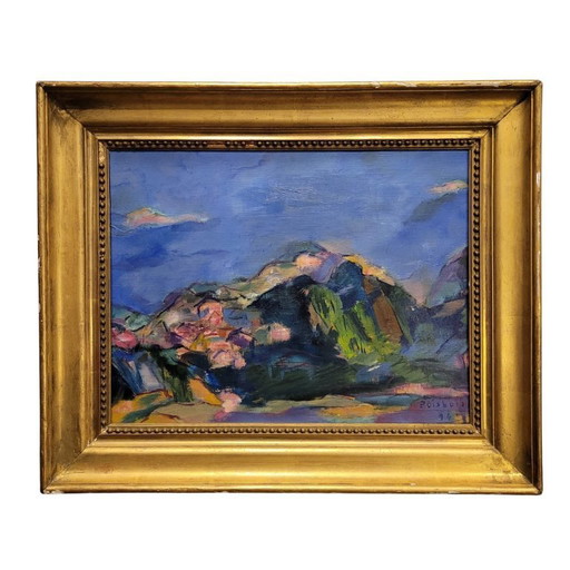 "Mountain Landscape" Mathilde de Boisboissel, Fauvism, p. s. XX- France