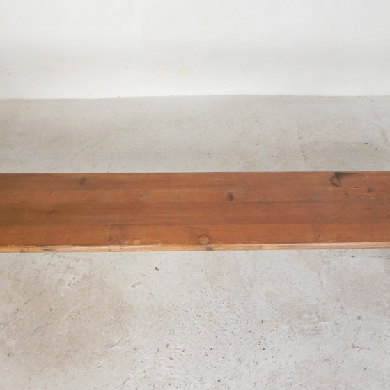 Image 1 of Banco plegable, banco para patio, 220 cm de largo, años 60