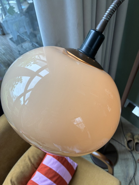Lampada vintage a collo di cigno Dijkstra – Lampade da terra, Metal, Plastic (photo 9 of 11)