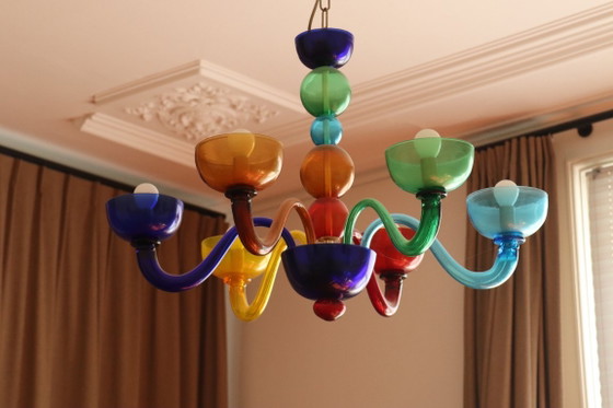 Murano lamp, multicolor – Chandeliers, Glass (photo 7 of 7)