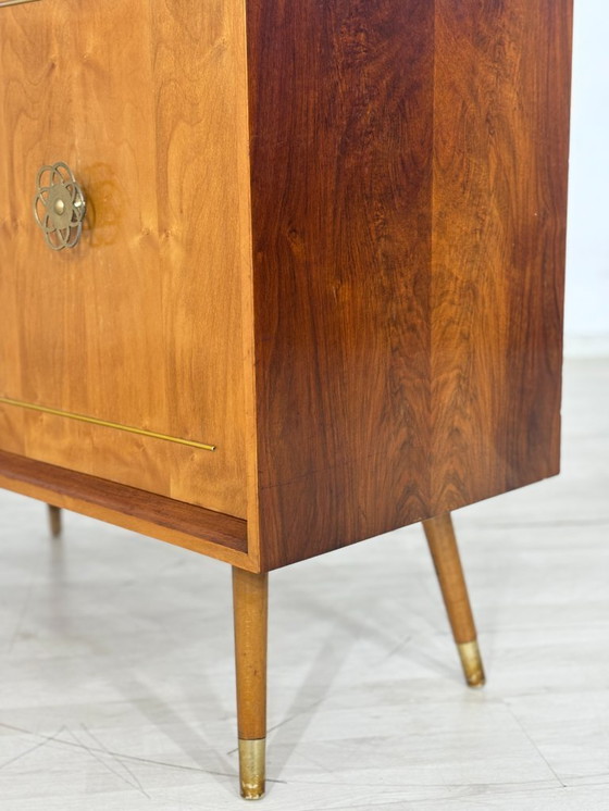 Image 1 of Vintage barkast / ladekast / dressoir / kast / barkast uit het midden van de vorige eeuw