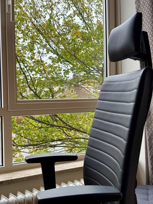 Bureaustoel KÖHL TEMPEO echt leder