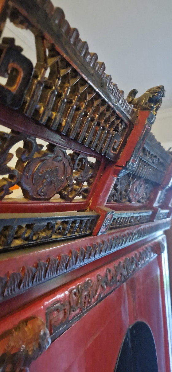 Image 1 of Antico armadio da sposa cinese - Esemplare unico