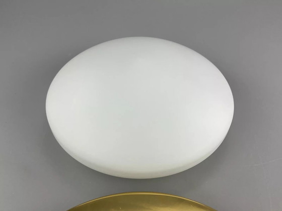 Image 1 of 60s 70s Hustadt lights Plafoniere ceiling lamp glass space age design