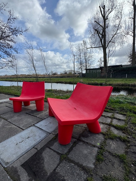 Image 1 of 2 Slide Low Lita live Seats and a chair by Paola Navone