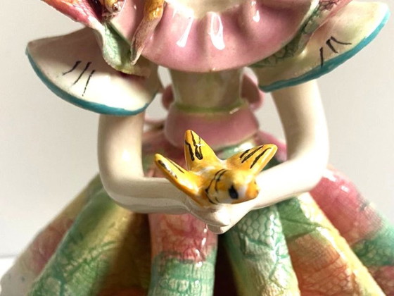 Image 1 of Collection Sujet Figurine Poupée Biscuit de Porcelaine Signée Cythère Napoléon III